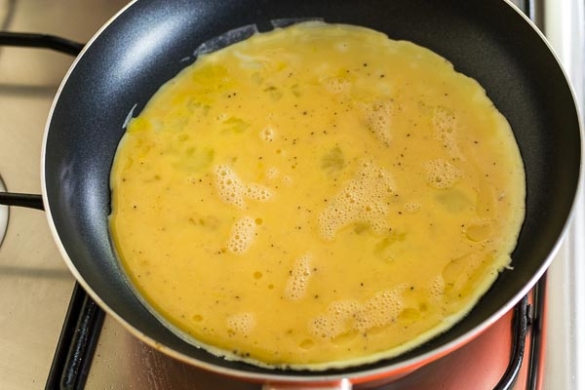 Omelette farcie - A quick and easy lunch to prepare on those busy days